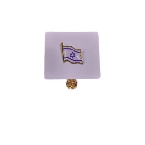 Israel flag lapel pin